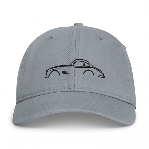 Mercedes-Benz 300 SL Washed Cap — Grey & Black