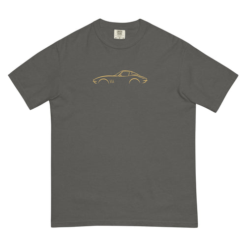 Chevrolet Corvette C2 Signature Tee — Grey & Gold