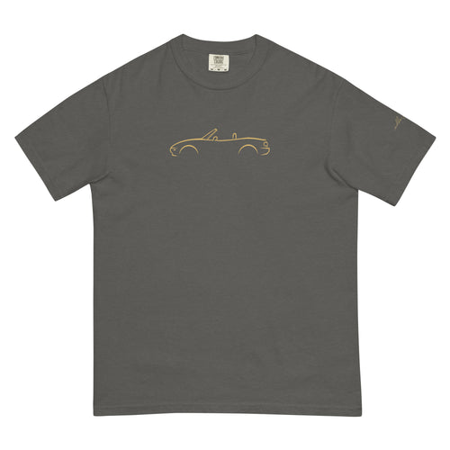 Mazda MX-5 (NA) Signature Tee — Grey & Gold