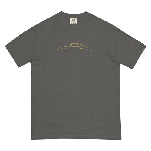 Porsche 911 (G-Series) Signature Tee — Grey & Gold