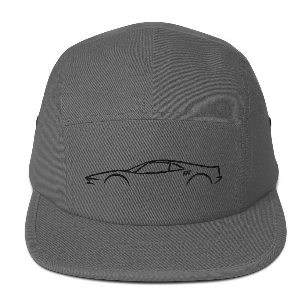 Ferrari 288 GTO Five-Panel Cap in Grey — front view