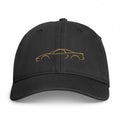 Acura NSX (1991) Washed Cap in Black — front view