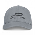 Classic Mini Cooper Washed Cap in Granite — front view