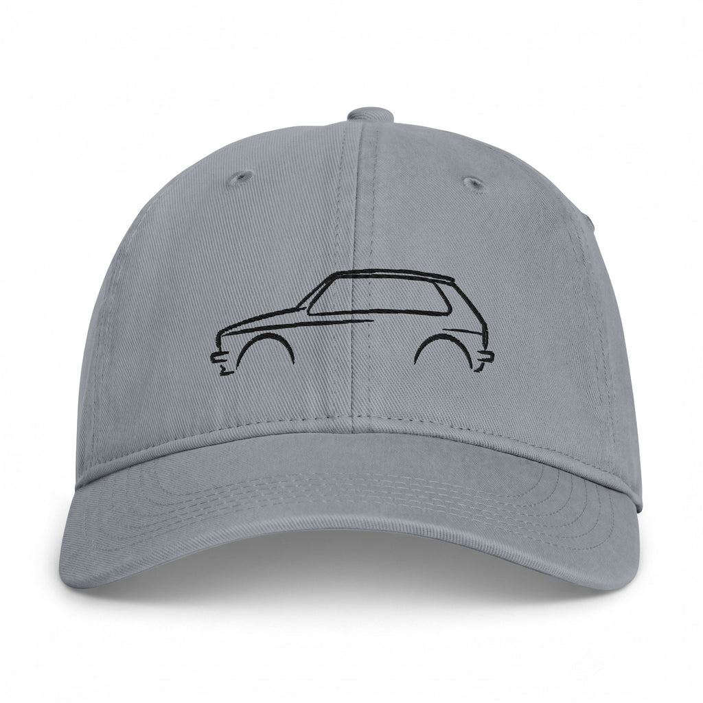 Volkswagen Golf GTI Mk1 Washed Cap in Granite — front view
