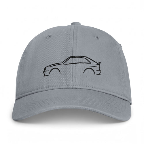 Audi Ur-quattro Washed Cap — Grey & Black