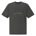 Dodge Charger (1969) Vintage Faded Tee in Faded Coal — front view