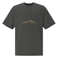 Mercedes-Benz 300 SL Vintage Faded Tee in Faded Coal — front view