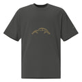Volkswagen Beetle Vintage Faded Tee in Faded Coal — front view