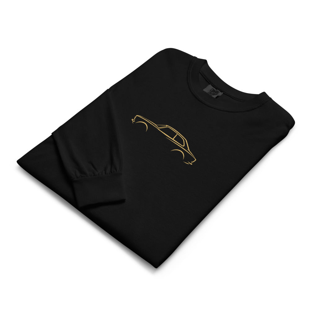 Alfa Romeo Giulia Sprint GTA Signature Long Sleeve in Black — folded garment view
