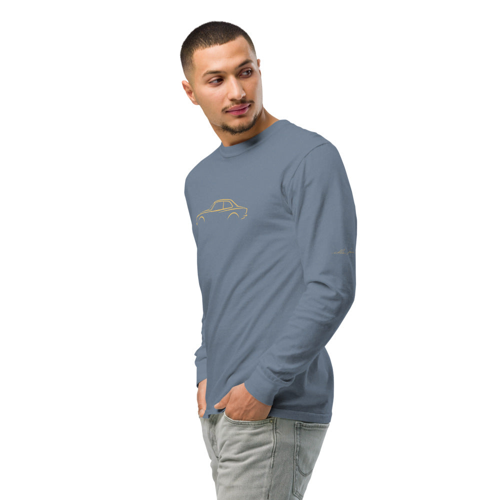 Alfa Romeo Giulia Sprint GTA Signature Long Sleeve in Blue Jean — model wearing the garment