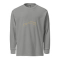 Audi Ur-quattro Signature Long Sleeve — Gold Linework in Grey — front view