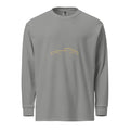 Chevrolet Corvette C2 Signature Long Sleeve — Gold Linework in Grey — front view