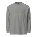 Ferrari F40 Signature Long Sleeve — Gold Linework in Grey — front view