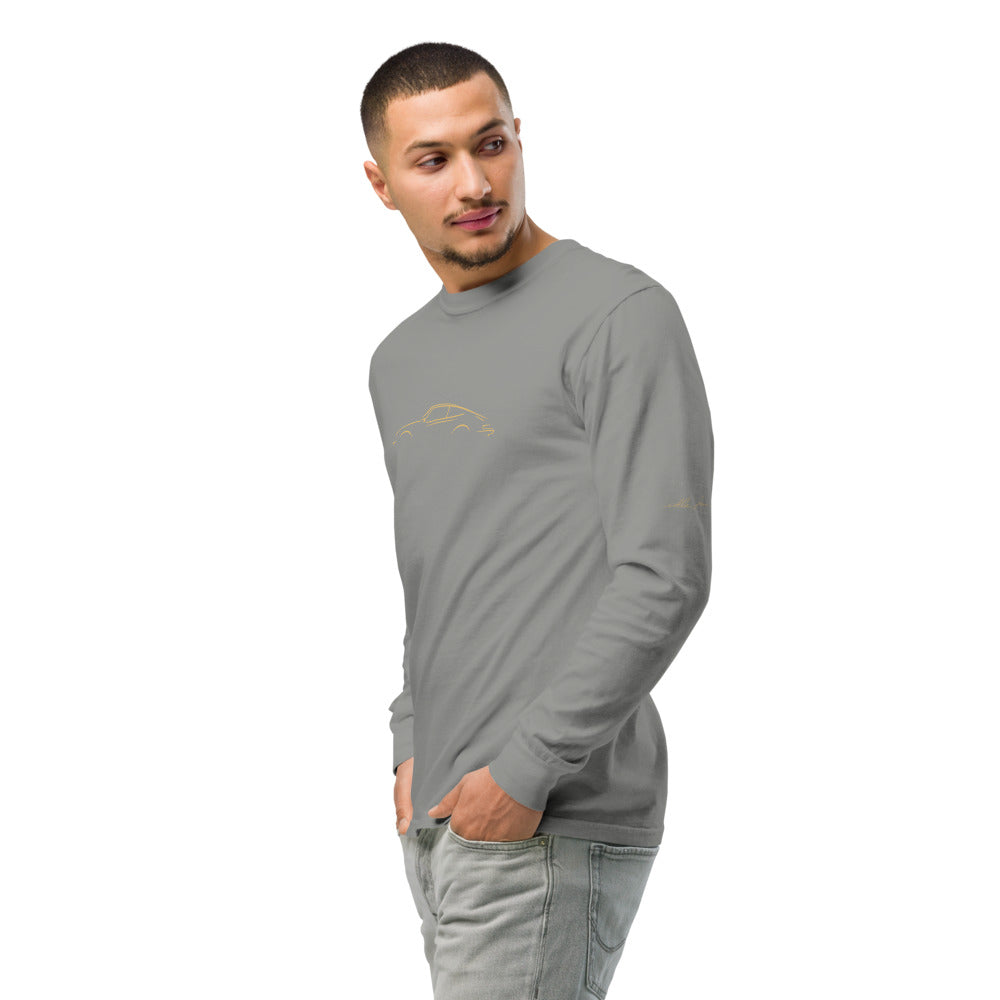 Porsche 911 (G-Series) Signature Long Sleeve in Grey — model wearing the garment