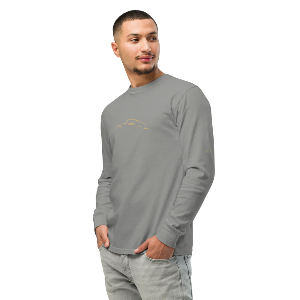 Porsche 911 (G-Series) Signature Long Sleeve in Grey — model wearing the garment