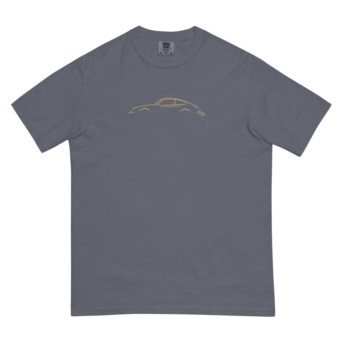 Porsche 911 (G-Series) Signature Tee in Denim — front view
