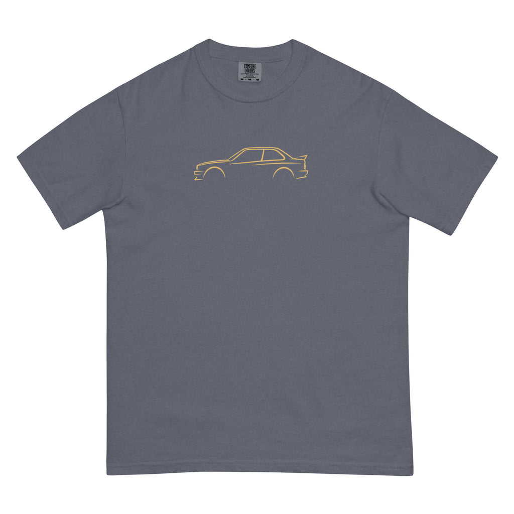 BMW M3 (E30) Signature Tee in Denim — front view