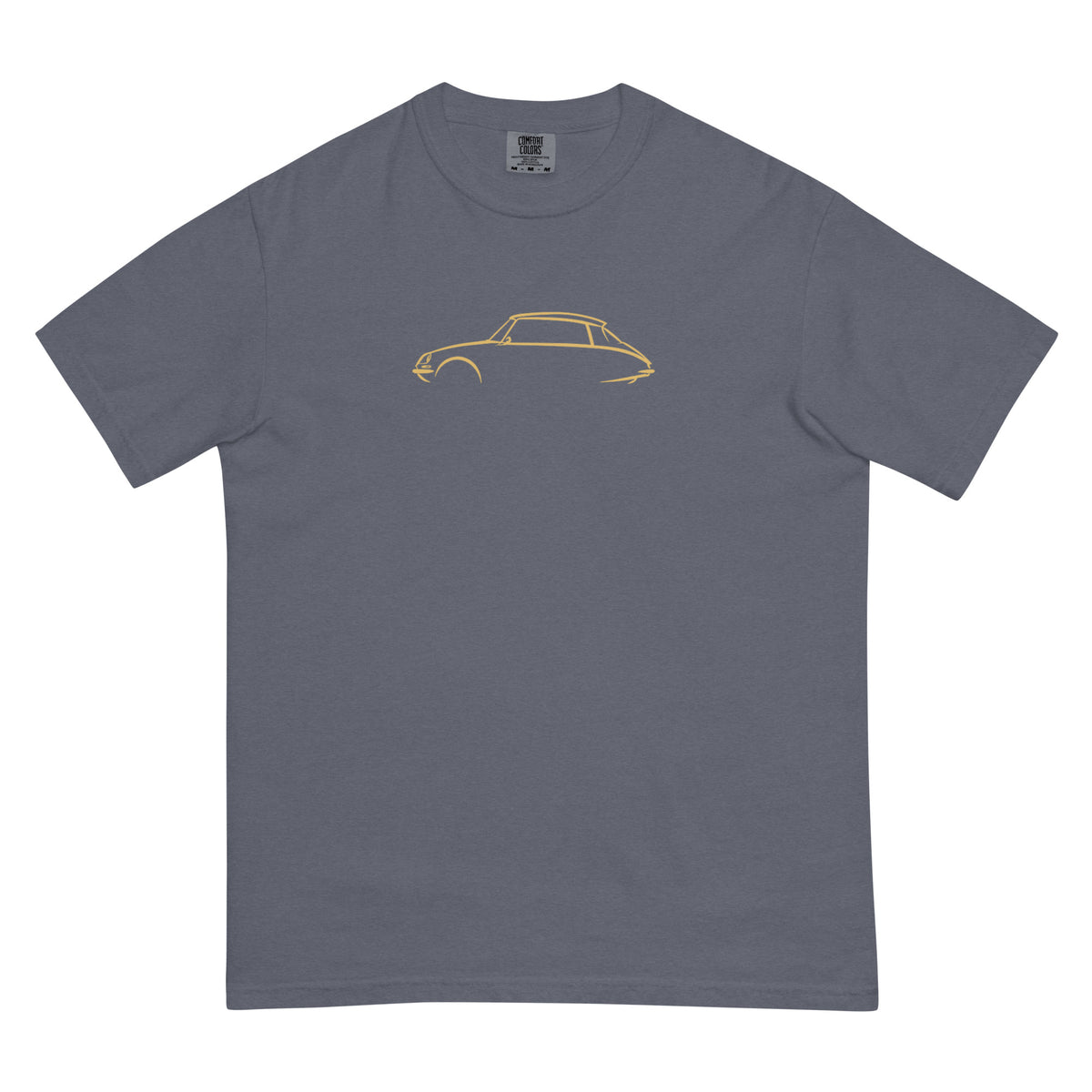 Citroën DS Signature Tee in Denim — front view