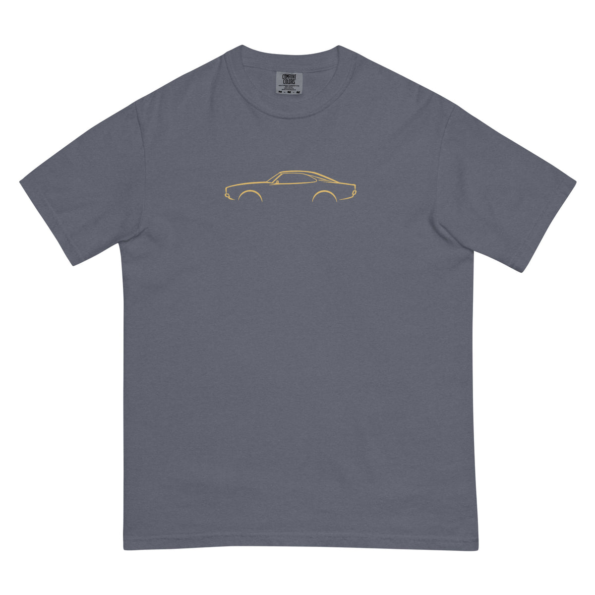 Dodge Charger (1969) Signature Tee in Denim — front view