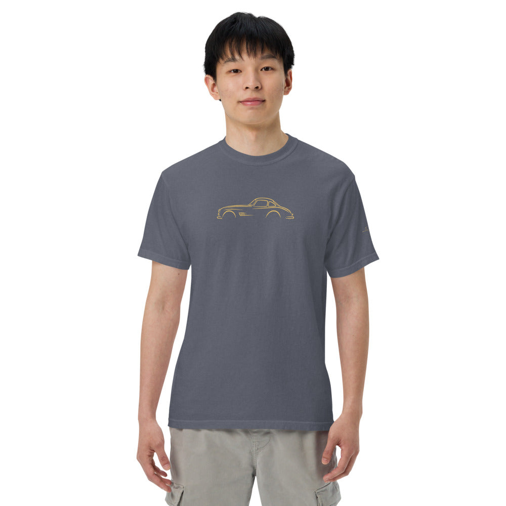 Mercedes-Benz 300 SL Signature Tee in Denim — model wearing the garment