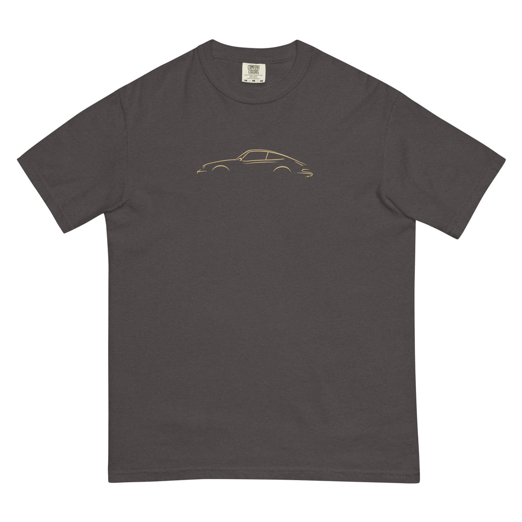 Porsche 911 (G-Series) Signature Tee in Graphite — front view