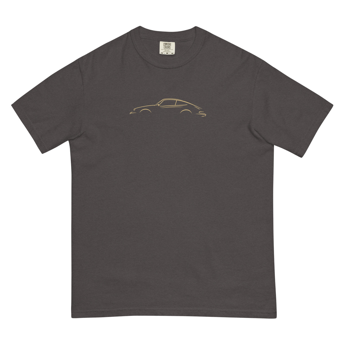 Porsche 911 (G-Series) Signature Tee in Graphite — front view