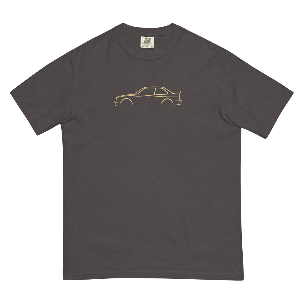 BMW M3 (E30) Signature Tee in Graphite — front view