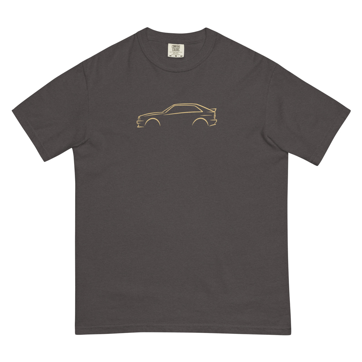 Audi Ur-quattro Signature Tee in Graphite — front view