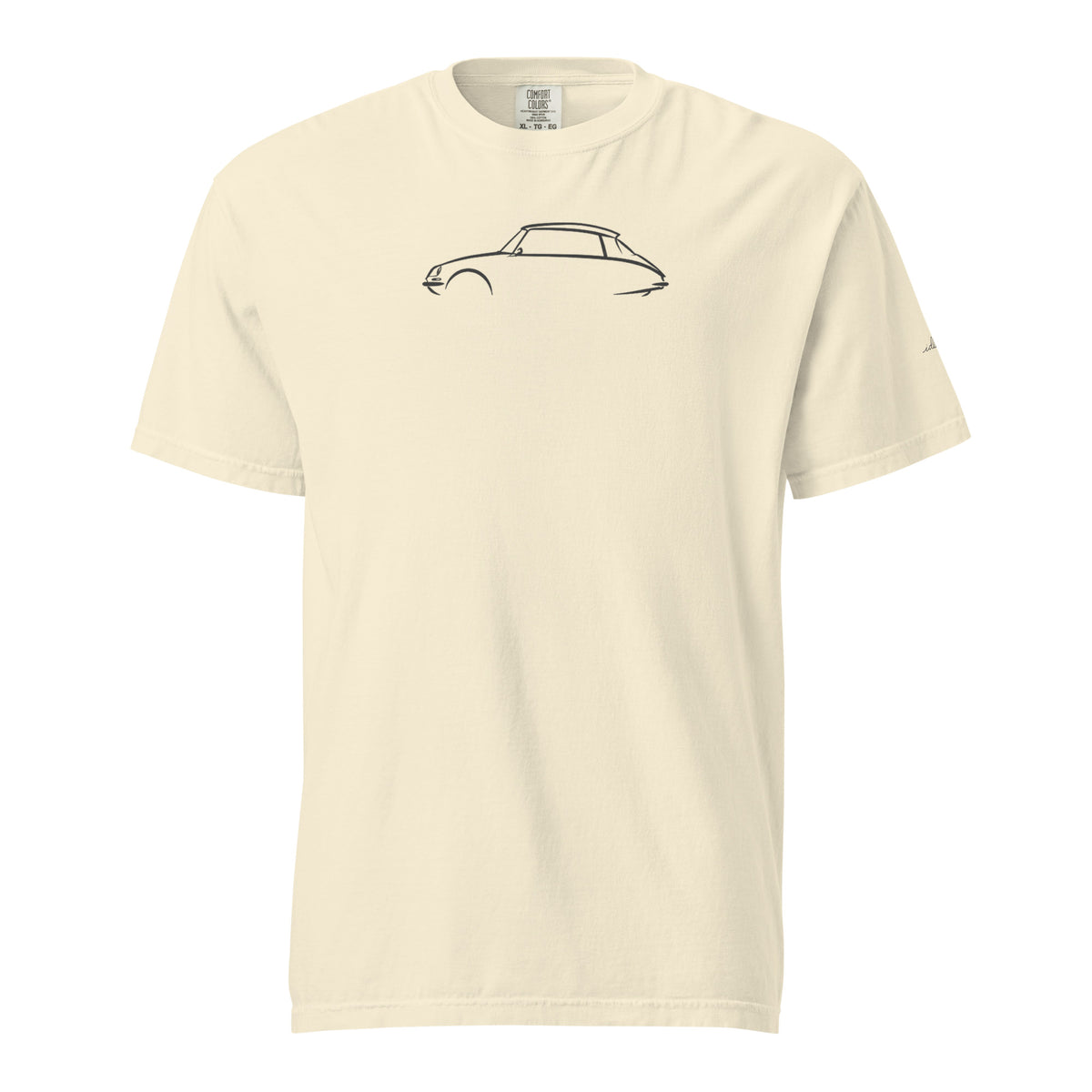 Citroën DS Signature Tee — Additional Colors in Ivory — front view