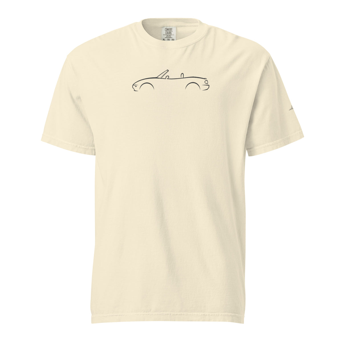 Mazda MX-5 (NA) Signature Tee — Additional Colors in Ivory — front view