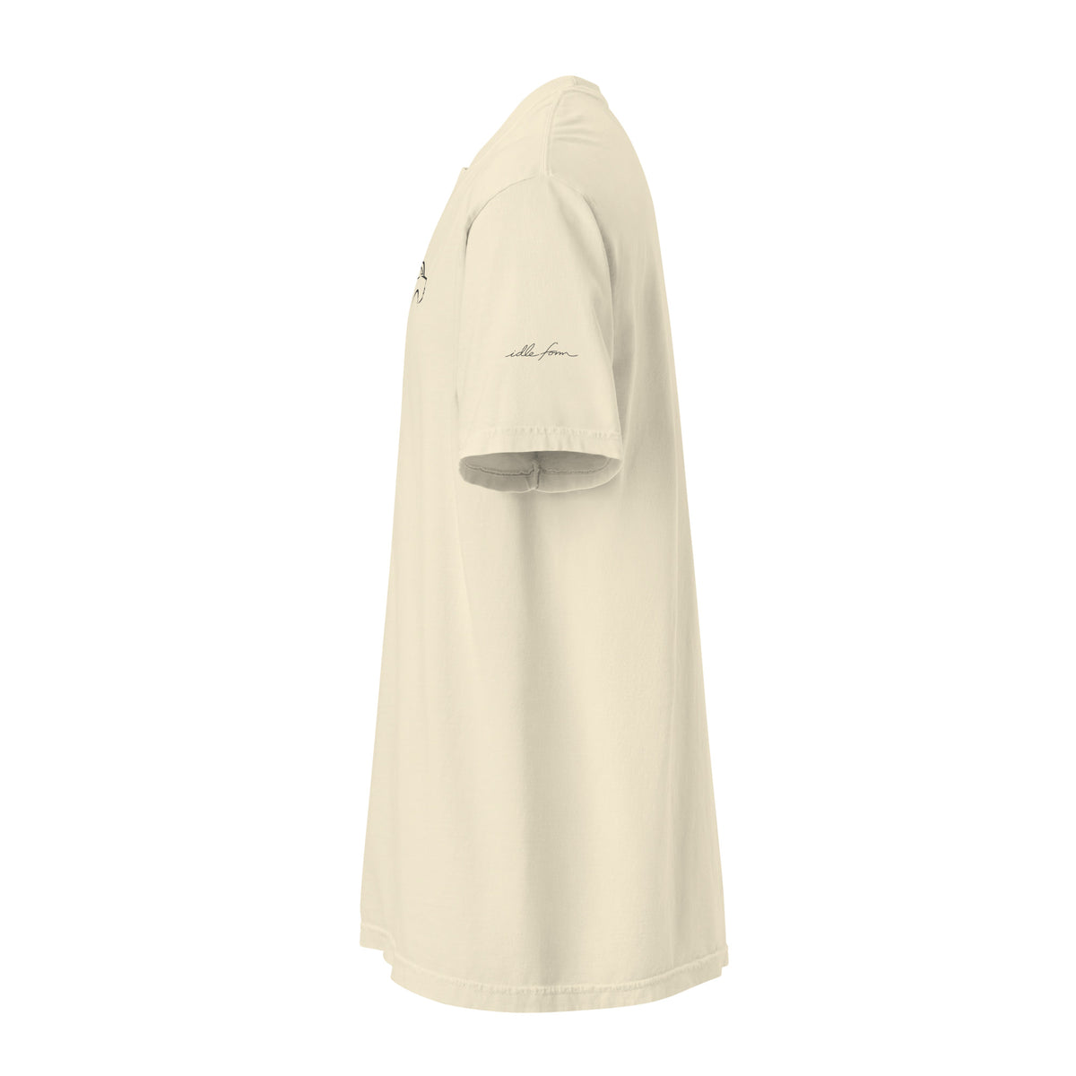 Dodge Charger (1969) Signature Tee — Additional Colors in Ivory — left sleeve logo view