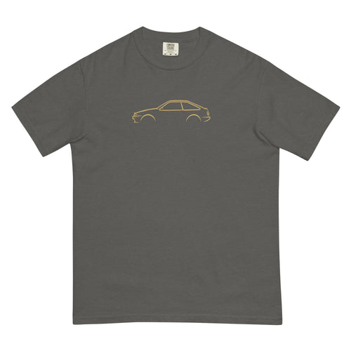 Toyota Sprinter Trueno (AE86) Signature Tee — Grey & Gold