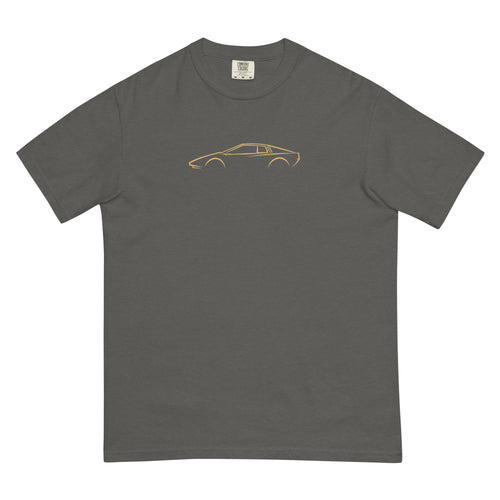 Lotus Esprit S1 Signature Tee — Grey & Gold