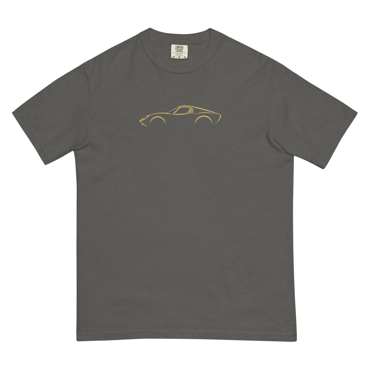 Lamborghini Miura Signature Tee in Pepper — front view