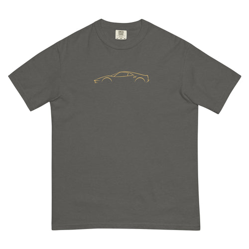 Ferrari 288 GTO Signature Tee — Grey & Gold