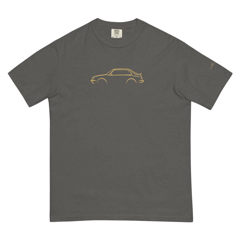 Saab 900 Turbo Signature Tee in Pepper — front view
