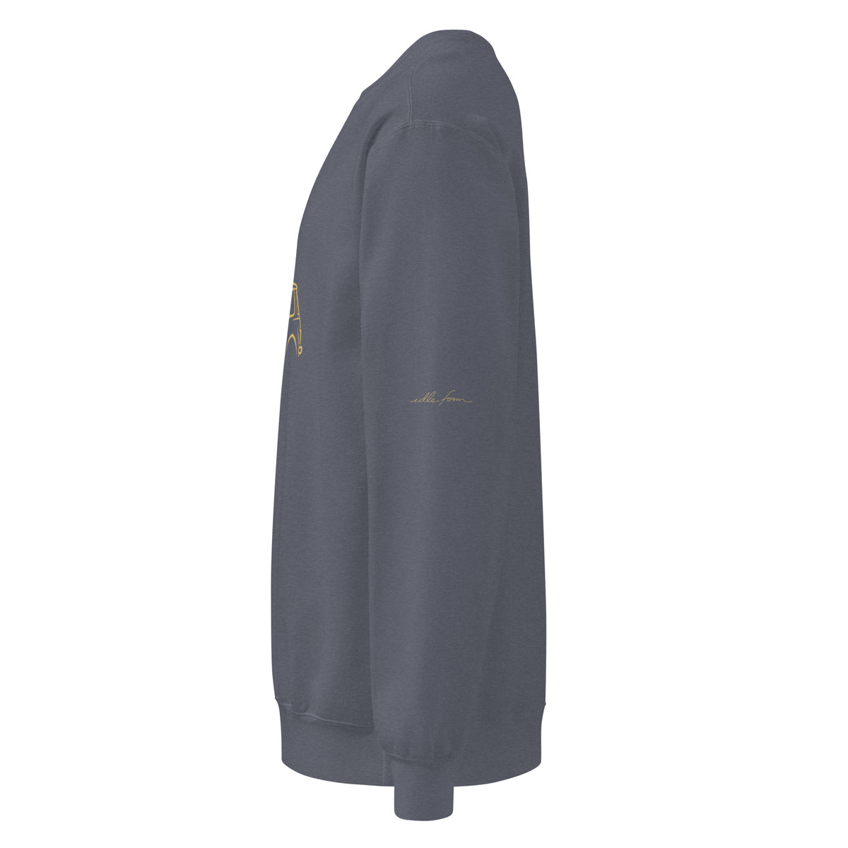 Classic Mini Cooper Garment-Dyed Sweatshirt in Denim — left view