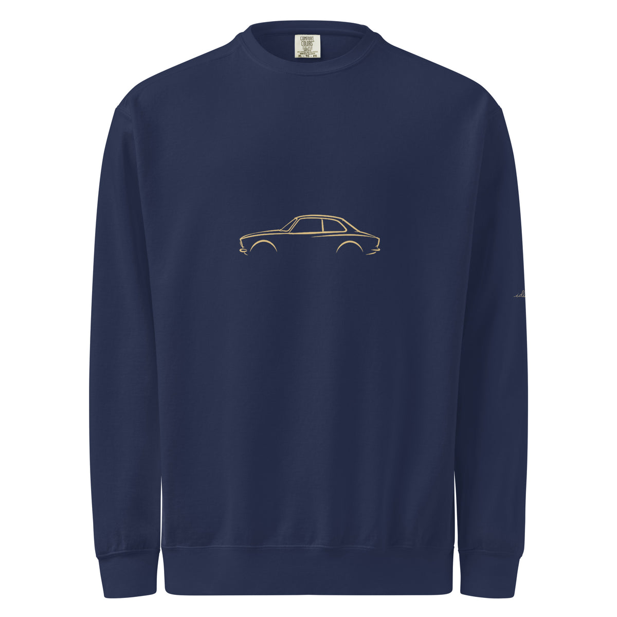 Alfa Romeo Giulia Sprint GTA Garment-Dyed Sweatshirt in True Navy — front view