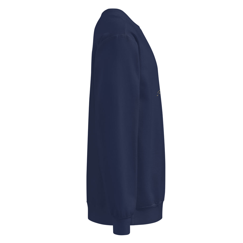 Porsche 911 (G-Series) Garment-Dyed Sweatshirt in True Navy — right view
