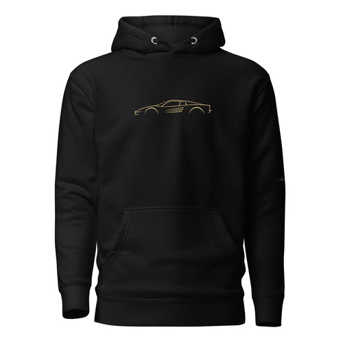 Ferrari Testarossa Premium Hoodie — Core Colors