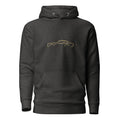 Aston Martin DB5 Premium Hoodie — Core Colors in Charcoal Heather — front view