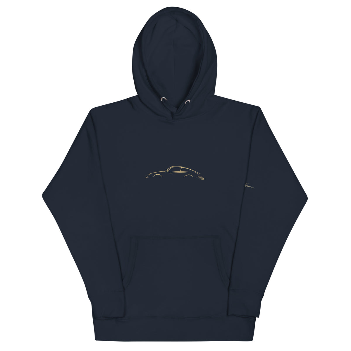 Porsche 911 (G-Series) Premium Hoodie in Navy Blazer — front view