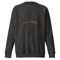 Ferrari 288 GTO Premium Sweatshirt — Core Colors in Charcoal Heather — front view