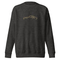 Aston Martin DB5 Premium Sweatshirt — Core Colors in Charcoal Heather — front view