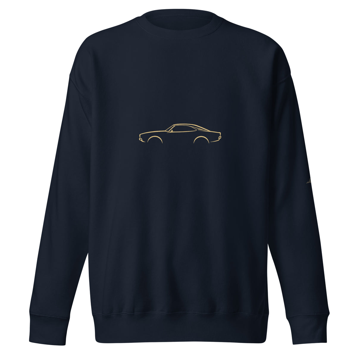 Dodge Charger (1969) Premium Sweatshirt — Core Colors in Navy Blazer — front view